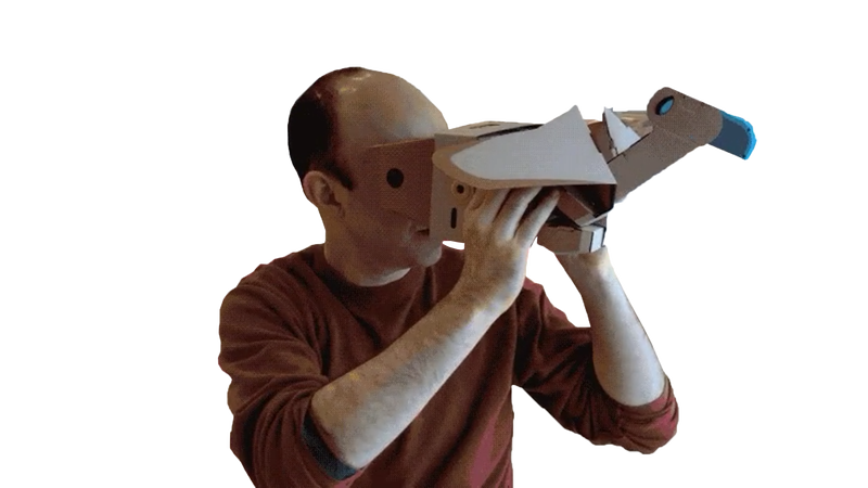 Illustration for article titled 'Shop Contest: Playing Labo VR Everywhere